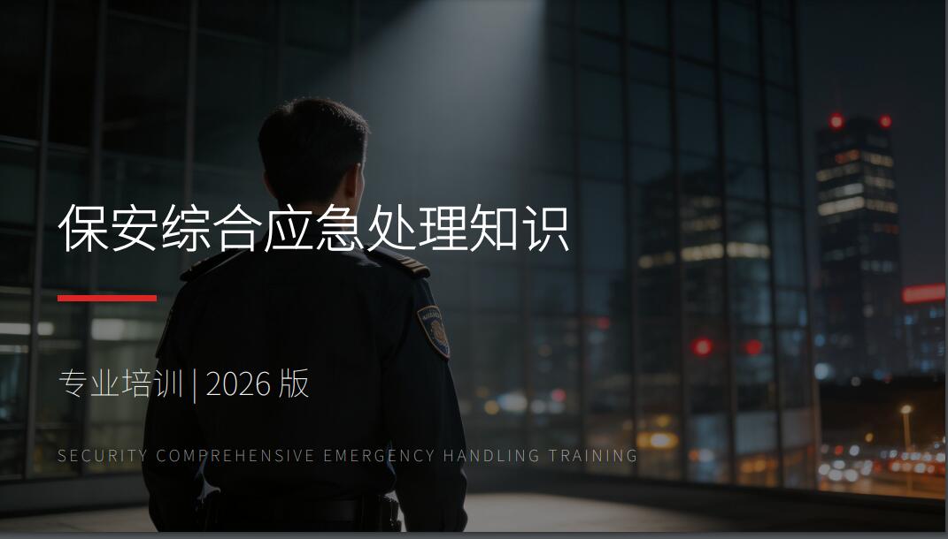 《保安服务管理条例》培训细则